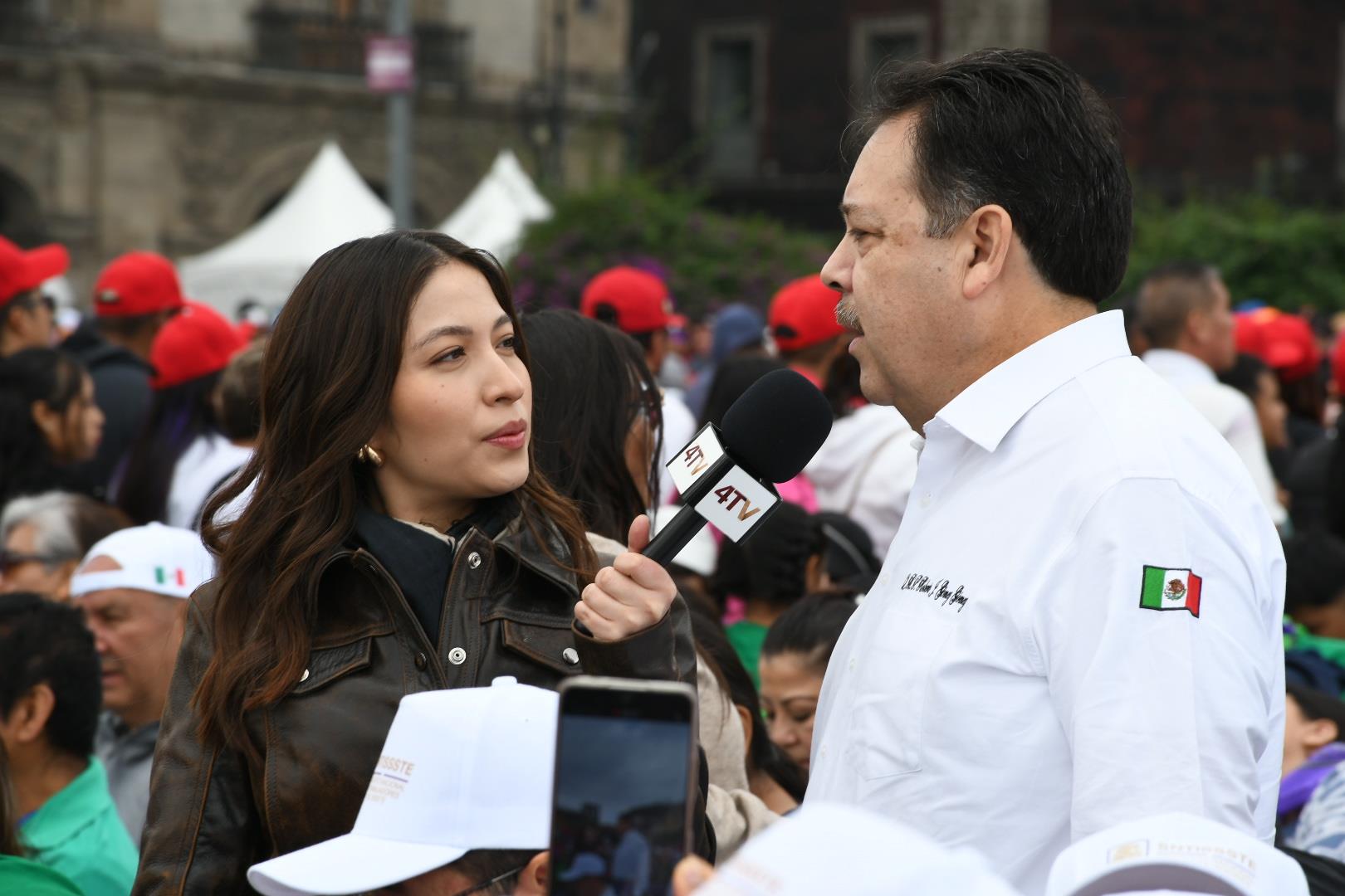 Asamblea informativa de la presidenta Claudia Sheinbaum Pardo en el Zócalo de la Ciudad de México 